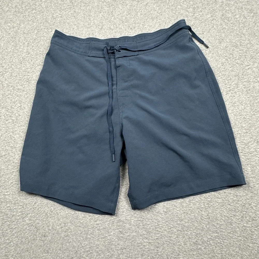 Southern Tide Stargaze Swim Shorts Men's Large Blue Lined Bathing Suit Beach EUC